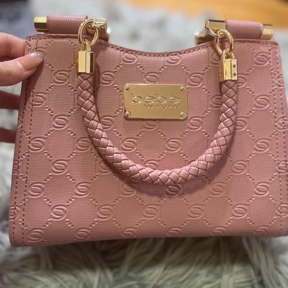 BEBE handbag with detachable card wallet